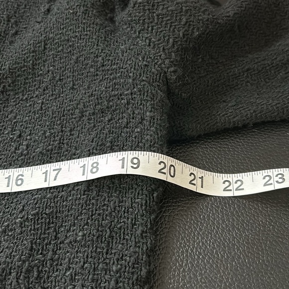 IRO Paris Agnette Black Boucle Jacket Button Down collarless Sz 40 US 8 - Picture 12 of 14